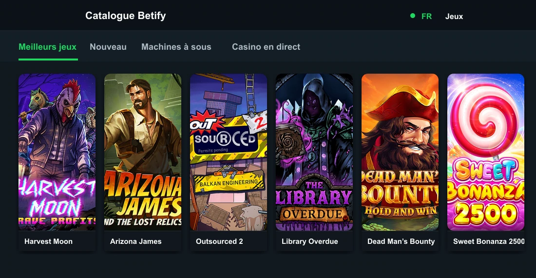 Catalogue Betify